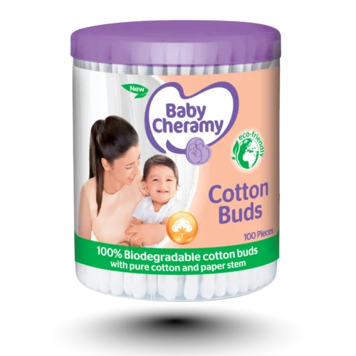 Baby Cheramy Paper Cotton Buds  100 Pieces